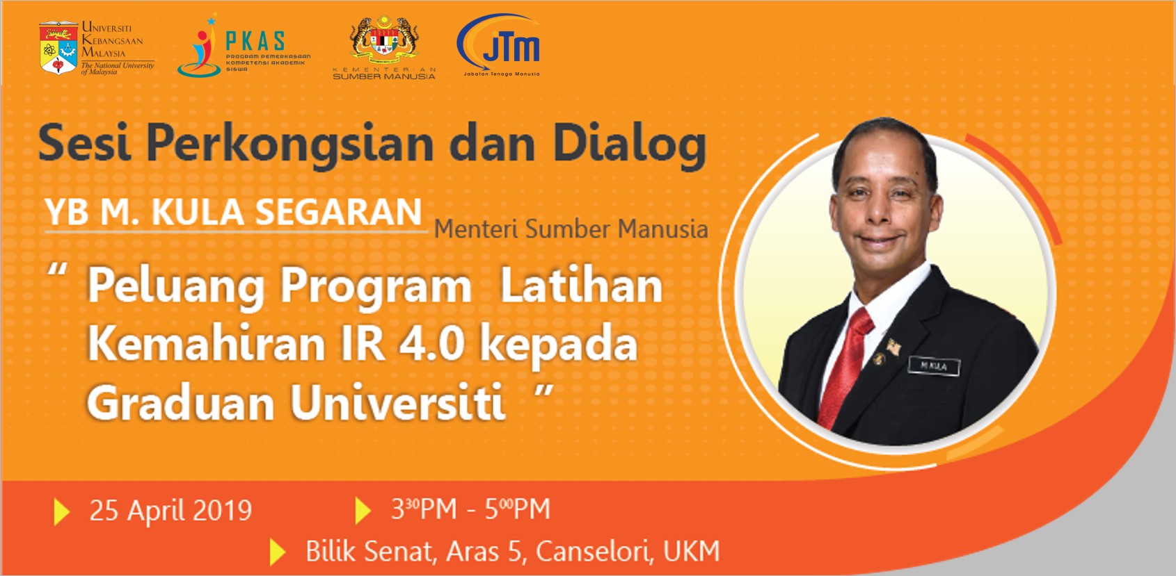 Sesi Perkongsian & Dialog bersama YB M. Kula Segaran