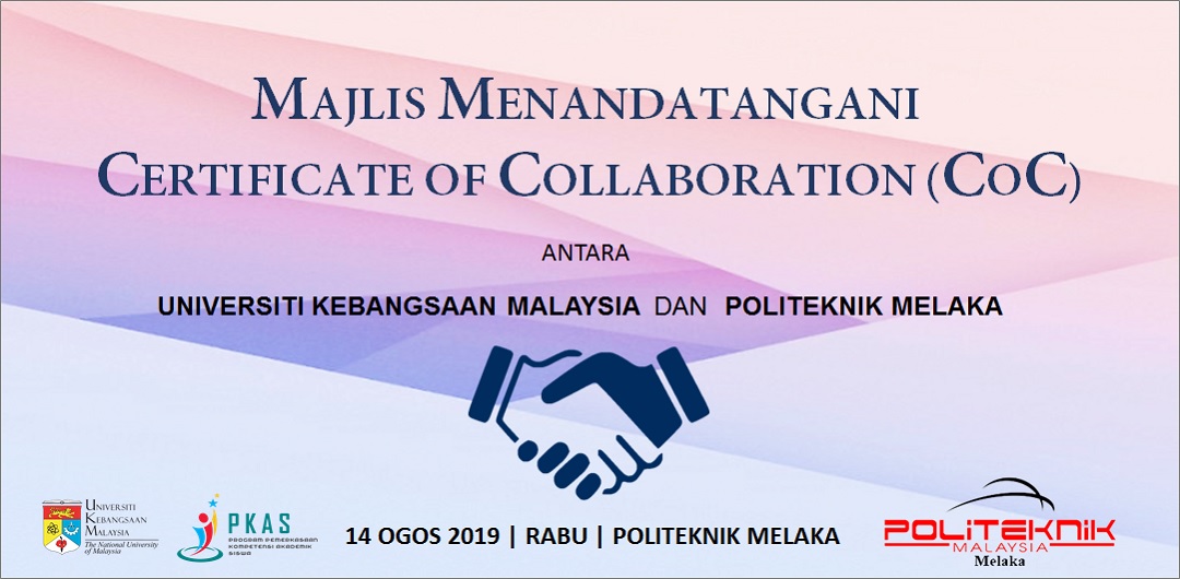 Majlis Menandatangani Certificate of Collaboration