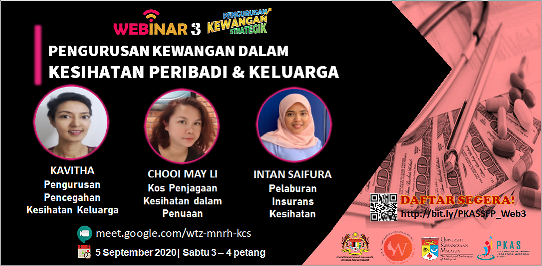 Webinar 2 PKS: Pengurusan Kewangan dalam Kesihatan Peribadi & Keluarga