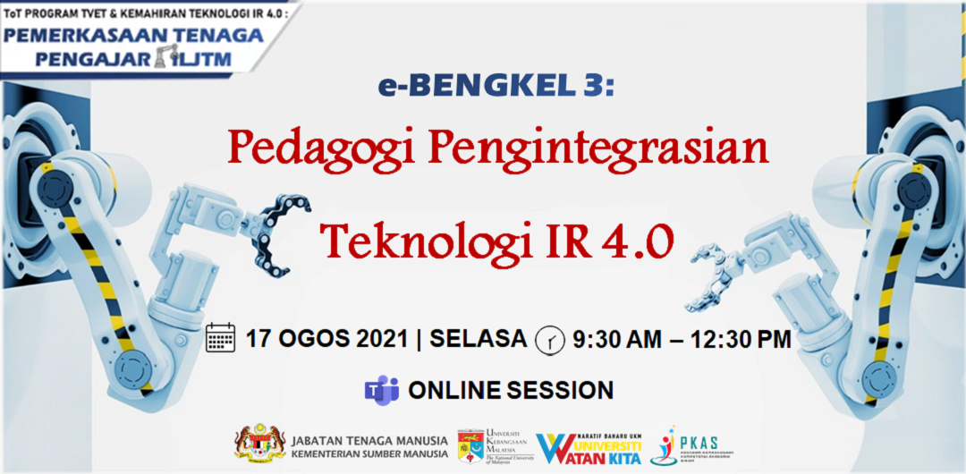 P01_e-BENGKEL 3: Pedagogi Pengintegrasian  Teknologi IR 4.0