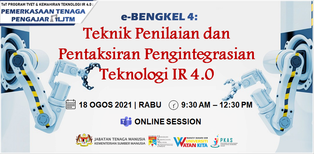 P01_e-BENGKEL 4: Teknik Penilaian dan  Pentaksiran Pengintegrasian Teknologi IR 4.0