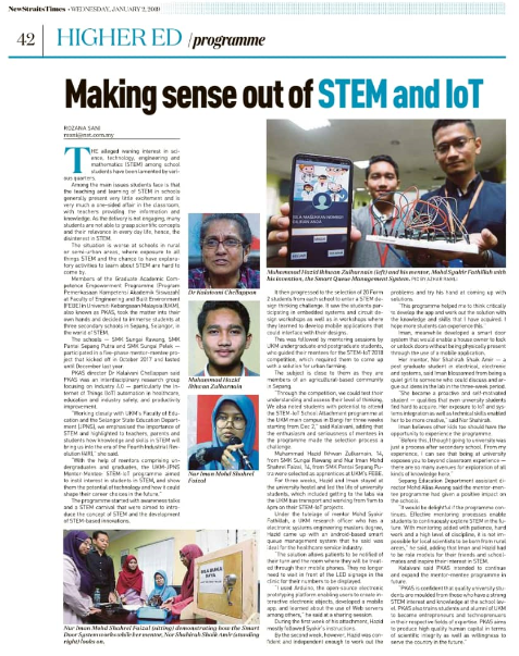 PKAS@NST: Making sense out of STEM and IoT